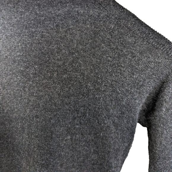 Vince Black Boat Neck Wool Cashmere Side Slit Sweater Tunic Lightweight Women XS - Picture 6 of 11